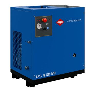 Schroefcompressor APS 9 GO IVR 10 pk/7.5 kW 10 bar 848 l/min Schroefcompressor APS 9 GO IVR 10 pk/7.5 kW 10 bar 848 l/min