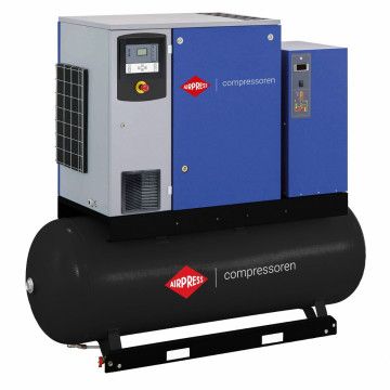 Schroefcompressor APS 20DD IVR Combi Dry 13 bar 20 pk/15 kW 258-2290 l/min 500 l - Verhuur