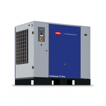 Schroefcompressor 10 bar 20 pk/15 kW 2317 l/min EcoPower 21 Dry