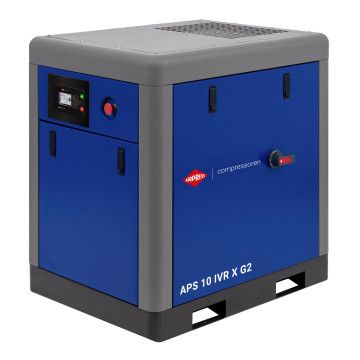 Schroefcompressor APS 10 IVR X G2 10 bar 10 pk/7.5 kW 380-1050 l/min