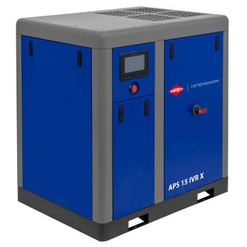 Schroefcompressor APS 15 IVR X 10 bar 15 pk/11 kW 380-1500 l/min - Tweedekans
