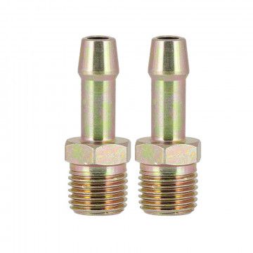 Slangpilaar 8 mm x 1/4" buitendraad 2 stuks in blister