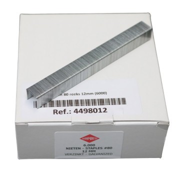 Nieten type 80 12 mm 6000 stuks