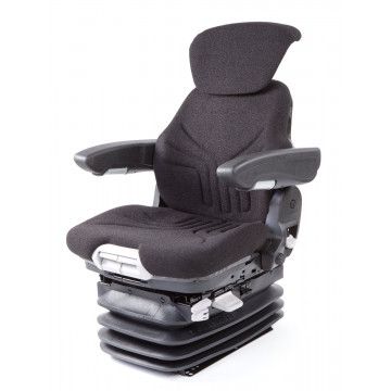 Trekkerstoel Maximo Comfort Plus stof zwart 1256419