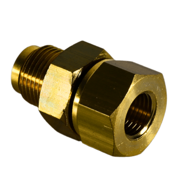 Draaibare hogedruk koppeling 1/4"