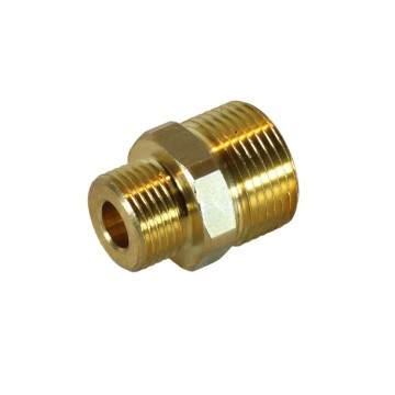 Schroefnippel M22 x 1.5 3/8" buitendraad