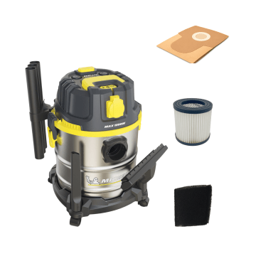Michelin HP 20PRO | Stofzuiger | Nat- en droogzuiger | 1.2 kW | 20 l | Met accessoires
