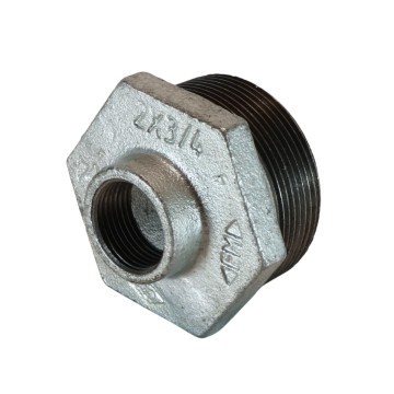 Verloopring 3/4" binnendraad x 2" buitendraad verzinkt