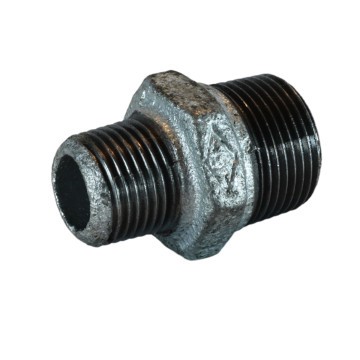 Verloopnippel 1/2" x 3/4" buitendraad verzinkt