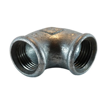 Kniekoppeling 90° 1/2" binnendraad verzinkt