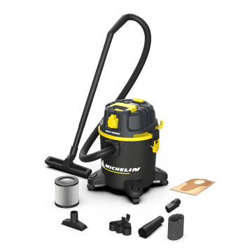 Michelin HP 20HOME | Bouwstofzuiger | Nat- en droogzuiger | 1.2 kW | 20 l | Met accessoires
