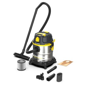 Michelin HP 20PRO | Bouwstofzuiger | Nat- en droogzuiger | 1.2 kW | 20 l | Met accessoires