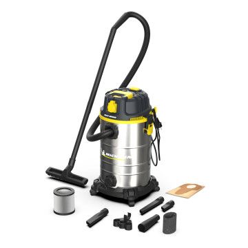 Michelin HP 30PRO | Bouwstofzuiger | Nat- en droogzuiger | 1.4 kW | 30 l | Met accessoires