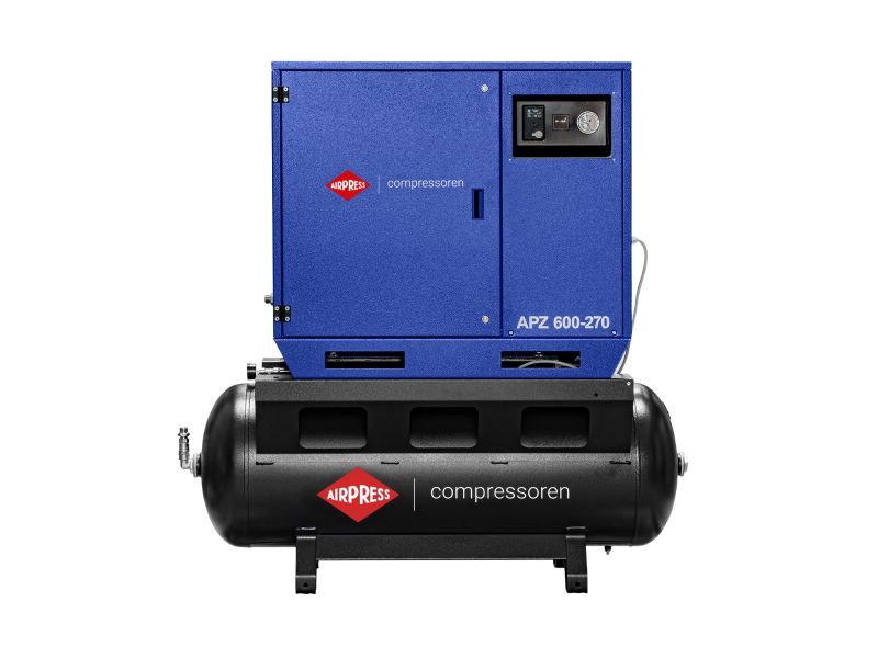 Stille Compressor APZ 600-270 10 bar 5.5 pk / 4 kW 650 l/min 270 l