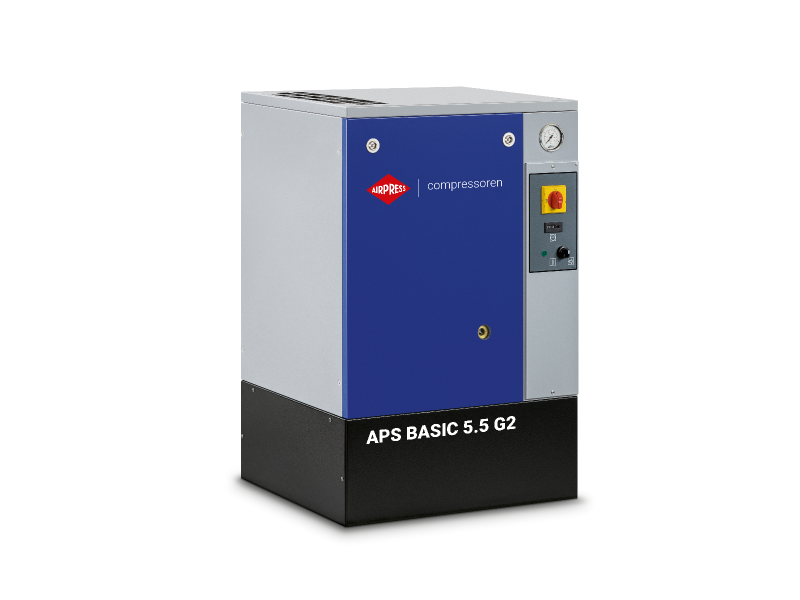 Schroefcompressor APS 5.5 Basic G2 10 bar 5.5 pk/4 kW 516 l/min