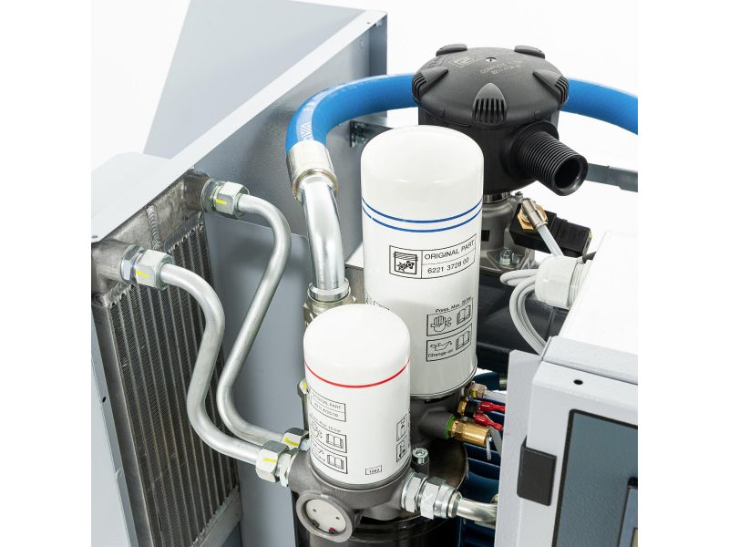 Schroefcompressor APS 15 Basic Combi Dry 10 bar 15 pk/11 kW 1416 l/min 500 l
