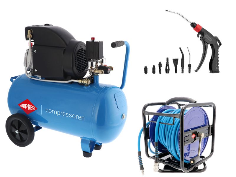 Compressor HL 325-50 8 bar 2.5 pk/1.8 kW 195 l/min 50 l Plug & Play