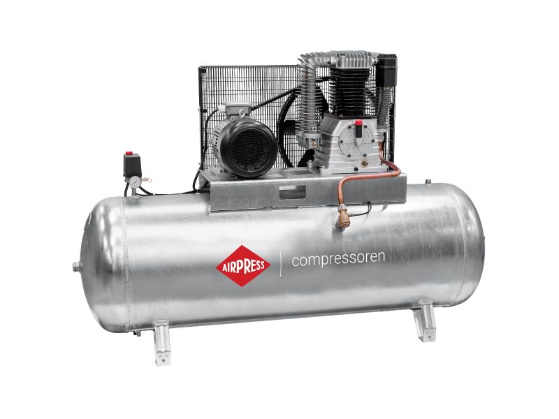 Compressor G 1500-500 Pro 11 bar 10 pk/7.5 kW 859 l/min 500 l verzinkt