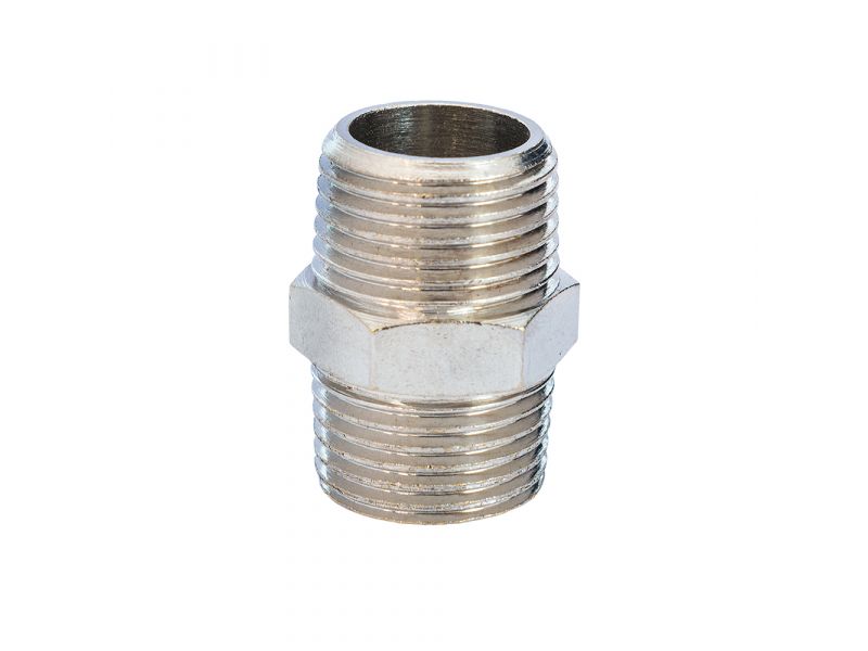 Dubbele nippel 3/8