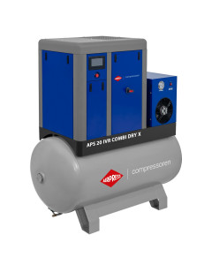 Schroefcompressor APS 20 IVR Combi Dry X 10 bar 20 pk/15 kW 410-2000 l/min 500 l