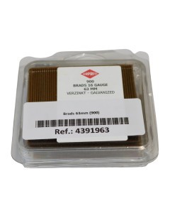 Brads 64 mm 1000 stuks in blister