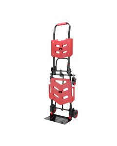 Opvouwbare 2-in-1 steekwagen en transportkar 4 wielen 120 kg / 2 wielen 90 kg max belasting