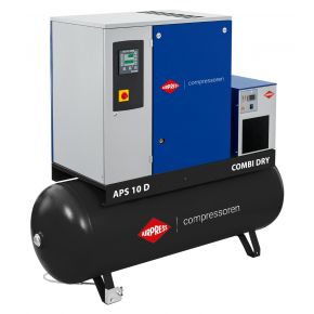 Schroefcompressor APS 10D Combi Dry 10 bar 10 pk/7.5 kW 1000 l/min 500 l