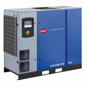 Schroefcompressor APS 35BD IVR Dry 13 bar 35 pk/26 kW 770-4835 l/min