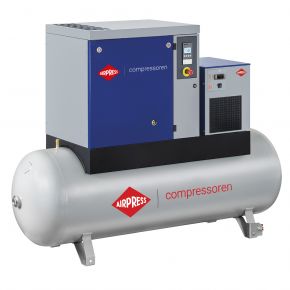 Schroefcompressor APS 7.5 Basic Combi Dry 8 bar 7.5 pk/5.5 kW 846 l/min 500 l