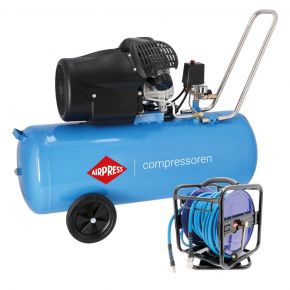 Compressor HL 425-100V 8 bar 3 pk/2.2 kW 260 l/min 100 l Plug & Play