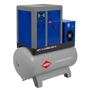 Schroefcompressor APS 15 Combi Dry X 10 bar 15 pk/11 kW 1410 l/min 500 l