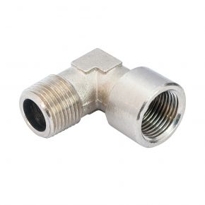 Knie koppeling 1/4" in- en uitwendig
