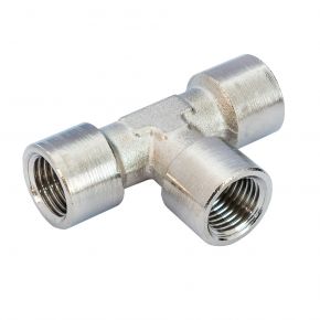 T stuk koppeling 1/4" inwendig