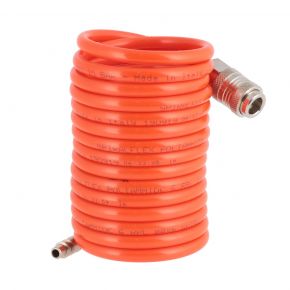 Spiraalslang nylon met Type Orion snelkoppeling en insteeknippel 6 x 8 mm 3 m 12 bar