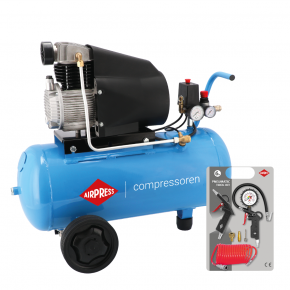 Compressor H 280-50 10 bar 2 hp 148 l/min 50 l Plug & Play