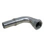 slangpilaar 1 1/2 40MM bocht 90 gr
