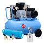 Compressor met accessoires - Airpress HL 340-90 + zandstraalpistoolset en toebehoren
