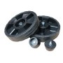 Complete set wielen met voeten en s