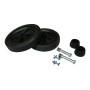 Complete set wielen met voeten en s