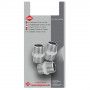 Dubbele nippel 1/2" buitendraad 3 stuks in blister