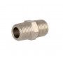 Dubbele nippel 1/4" buitendraad in blister