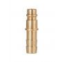 Insteeknippel Euro 12 mm slangaansluiting in blister