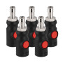 Veiligheidskoppeling Euro 12 mm slangaansluiting 5 stuks