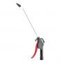 Blaaspistool aluminium | 25 cm blaastuit | 1/4" binnendraad | Met insteeknippels
