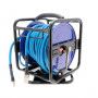 Luchtslanghaspel hybride polymeer | Binnen Ø 8 / Buiten Ø 12 mm | 1/4" buitendraad | 30 meter | 15 bar | Vloermodel | 360° draaibaar