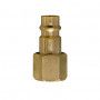 Insteeknippel Euro 1/2" binnendraad