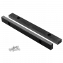 Bekken 250 mm vervangingsset met bouten voor stalen bankschroef 10" 250 x 265 mm