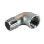 Kniekoppeling 3/8" binnen- en buitendraad