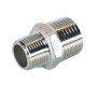 Verloopnippel 3/8" x 1/2" buitendraad RVS