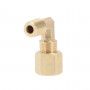 Kniekoppeling 1/8" buitendraad met wartel en snijring 6 mm